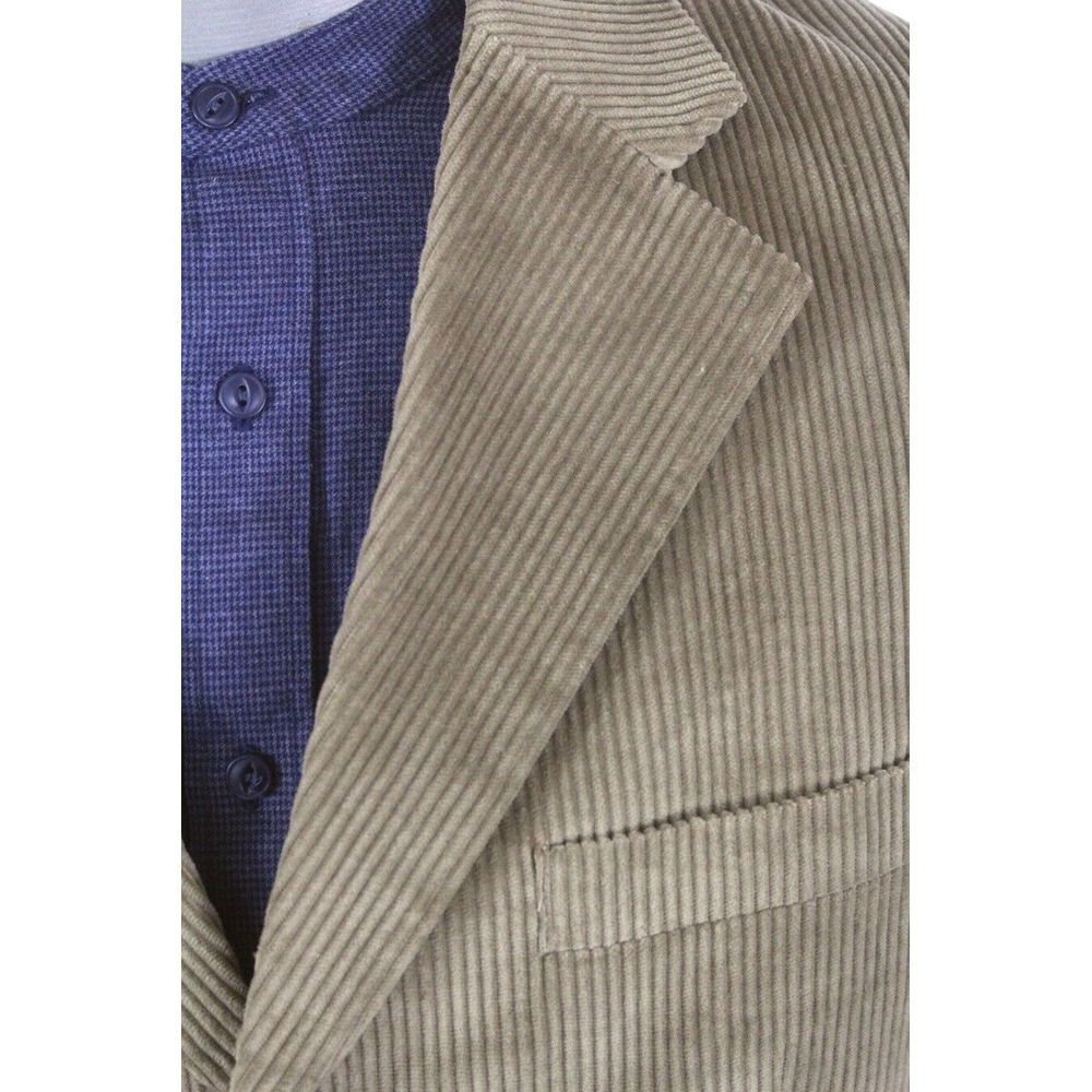 mens tan Wide Wale Corduroy blazer jacket sport suit coat merona soft 40 R - Picture 2 of 6
